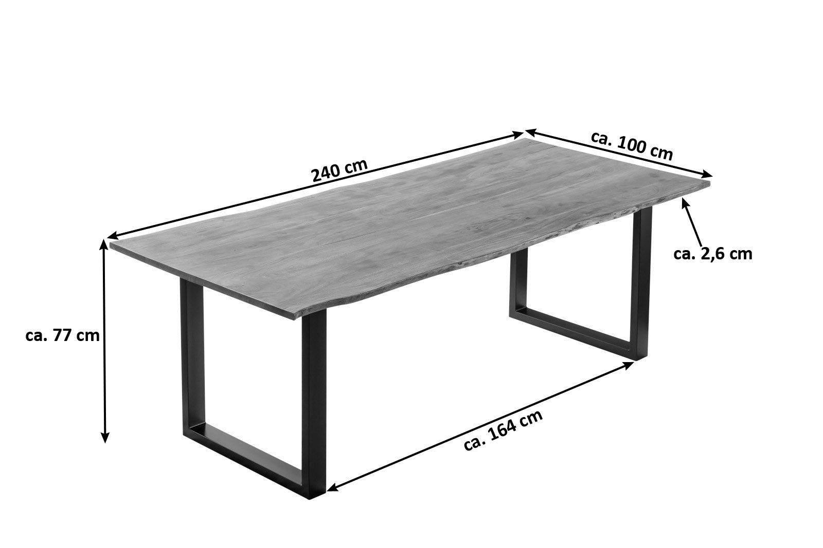 Lakazi Esstisch LAURINA B-Ware 240 Produktansicht