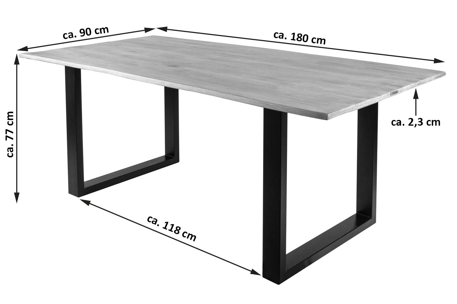 Lakazi Esstisch MAILO B-Ware Produktansicht 10