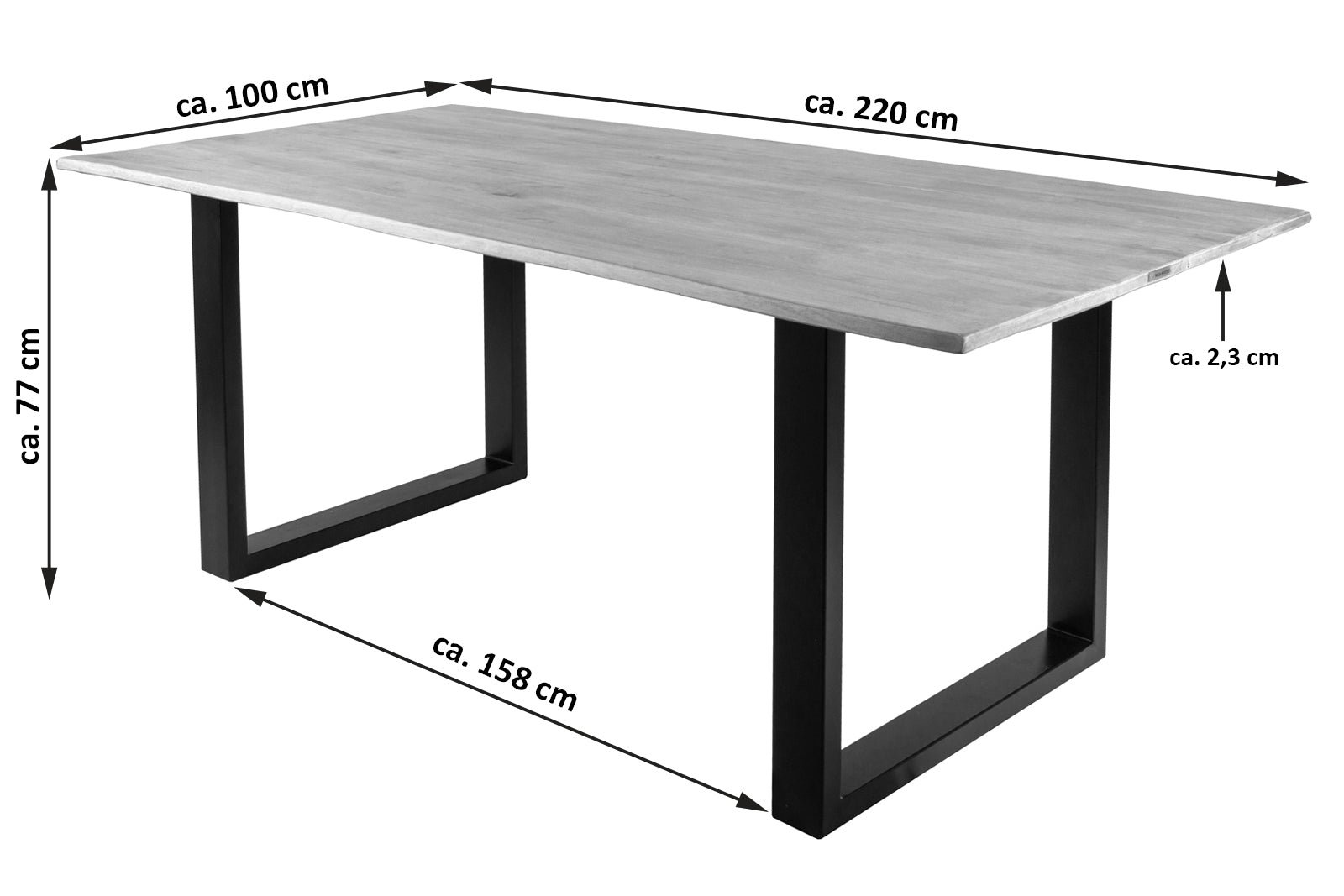 Lakazi Esstisch MAILO B-Ware Produktansicht 12