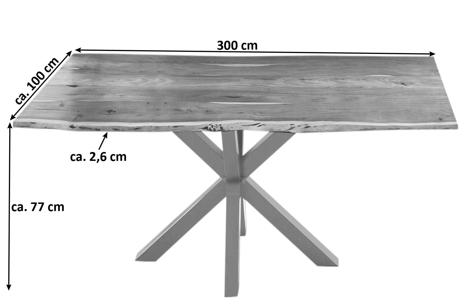 Lakazi Esstisch QUINCY B-Ware 300 Produktansicht 7