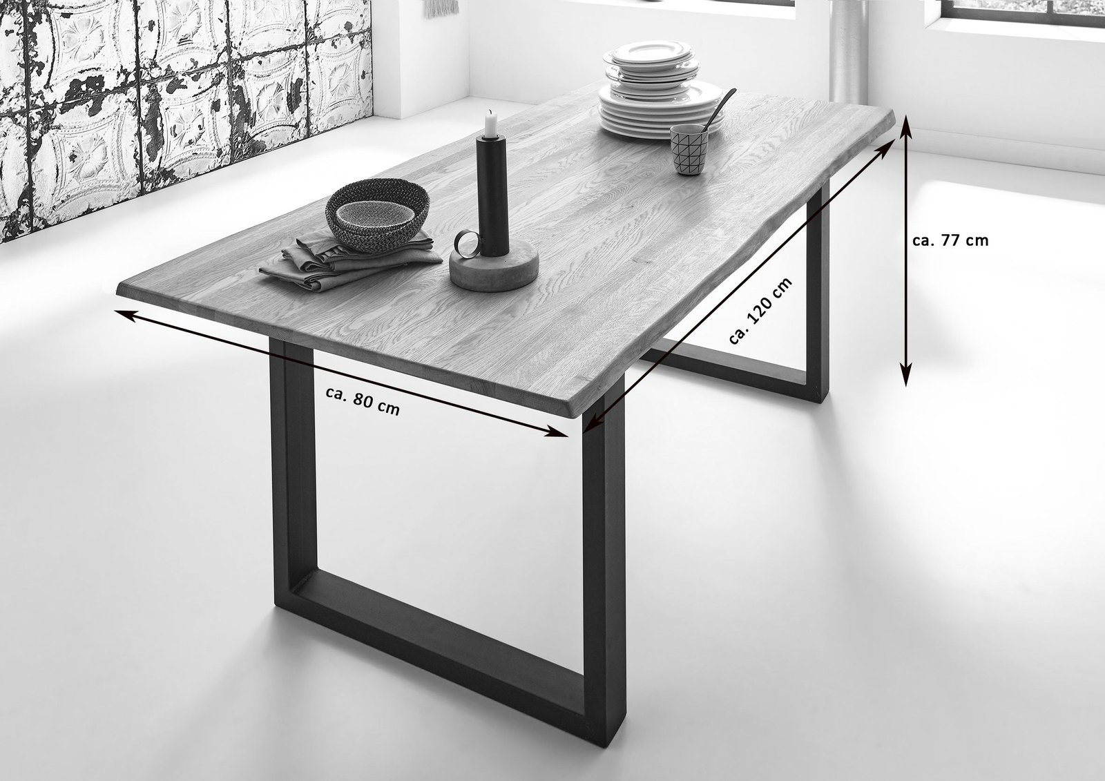 Lakazi Esstisch SERRA 120 Produktansicht 2