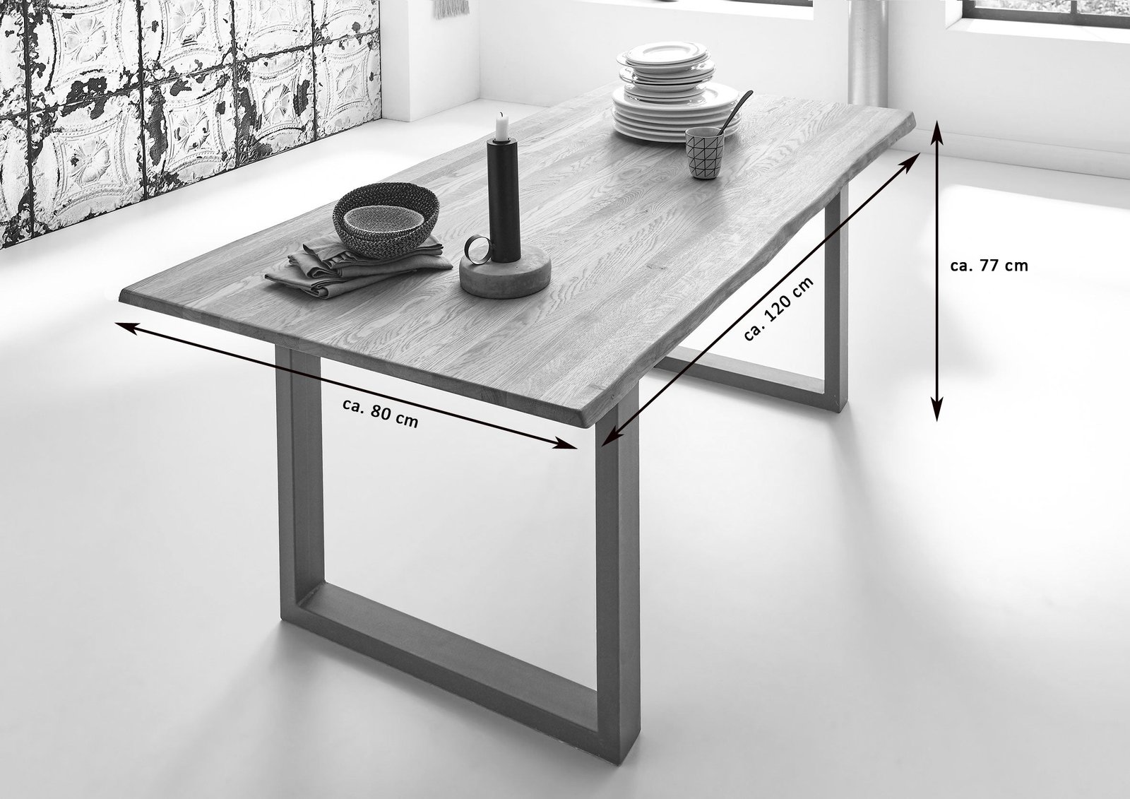 Lakazi Esstisch SERRA 120 Produktansicht 7