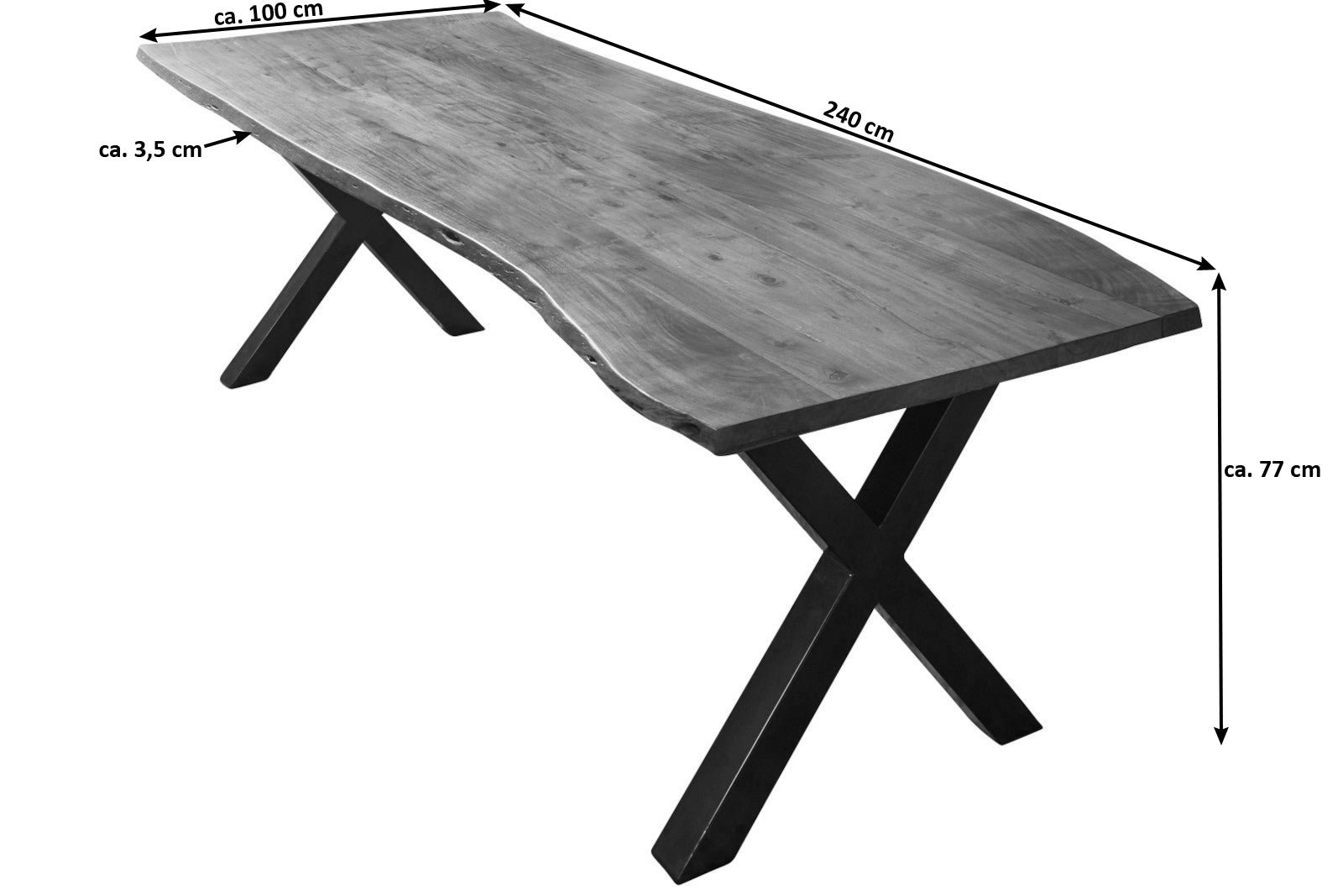 Lakazi Esstisch XAVER 240 Produktansicht 2