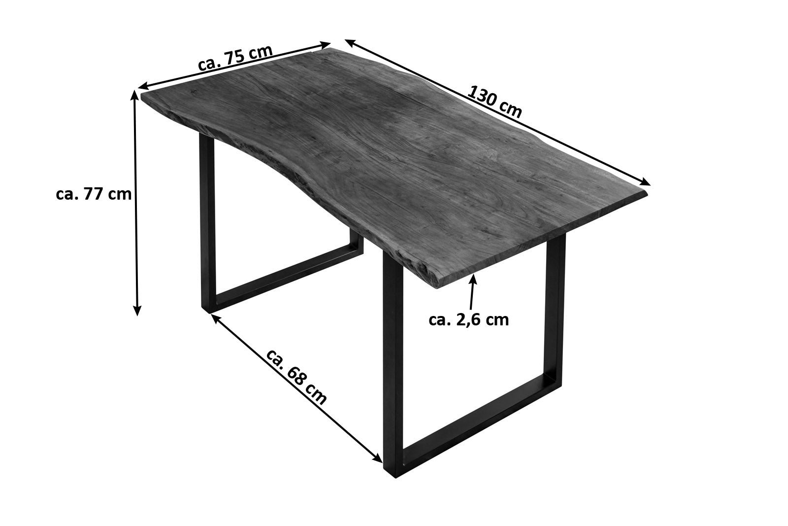 Lakazi Esstisch BILLY 130 Produktansicht 8