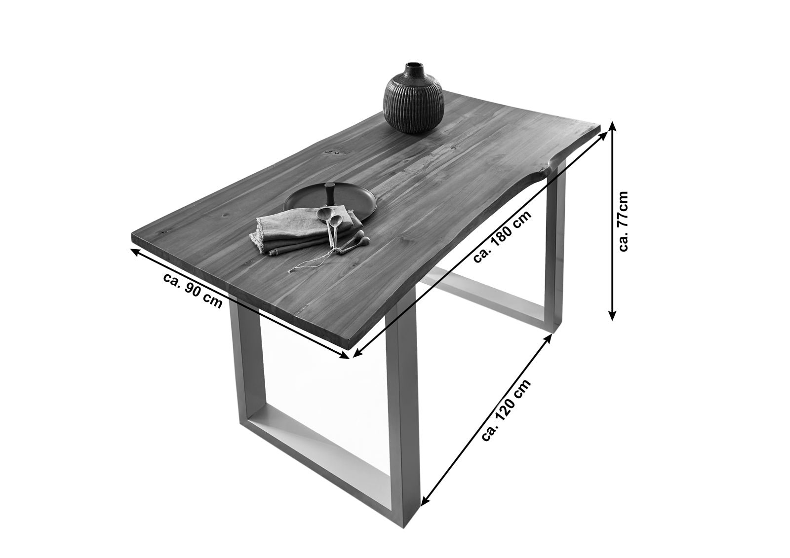 Lakazi Esstisch ESRA 180 Produktansicht 6
