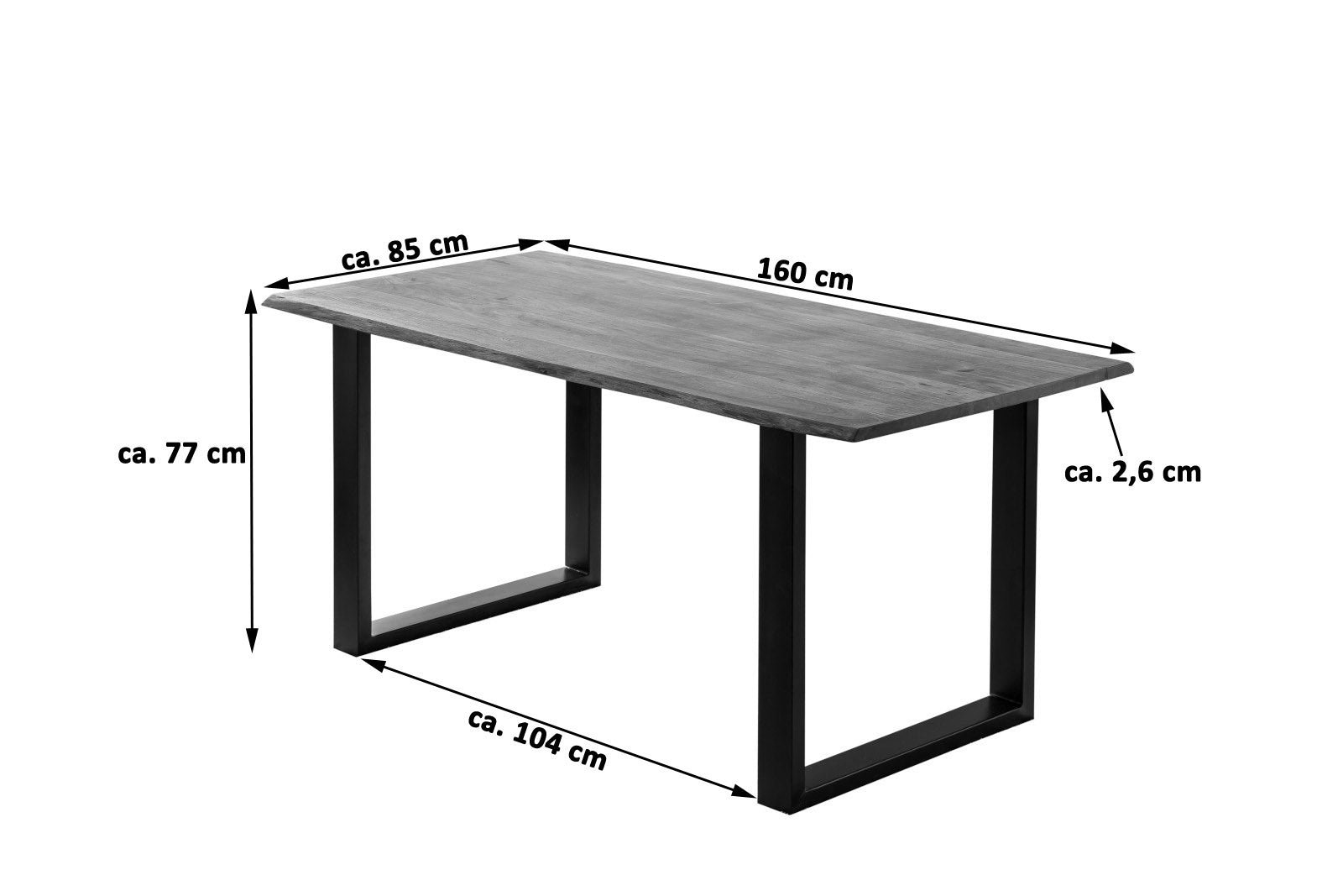 Lakazi Esstisch LAURINA B-Ware 160 Produktansicht