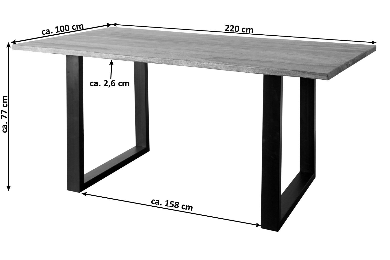 Lakazi Esstisch MAREK 220 Produktansicht 11