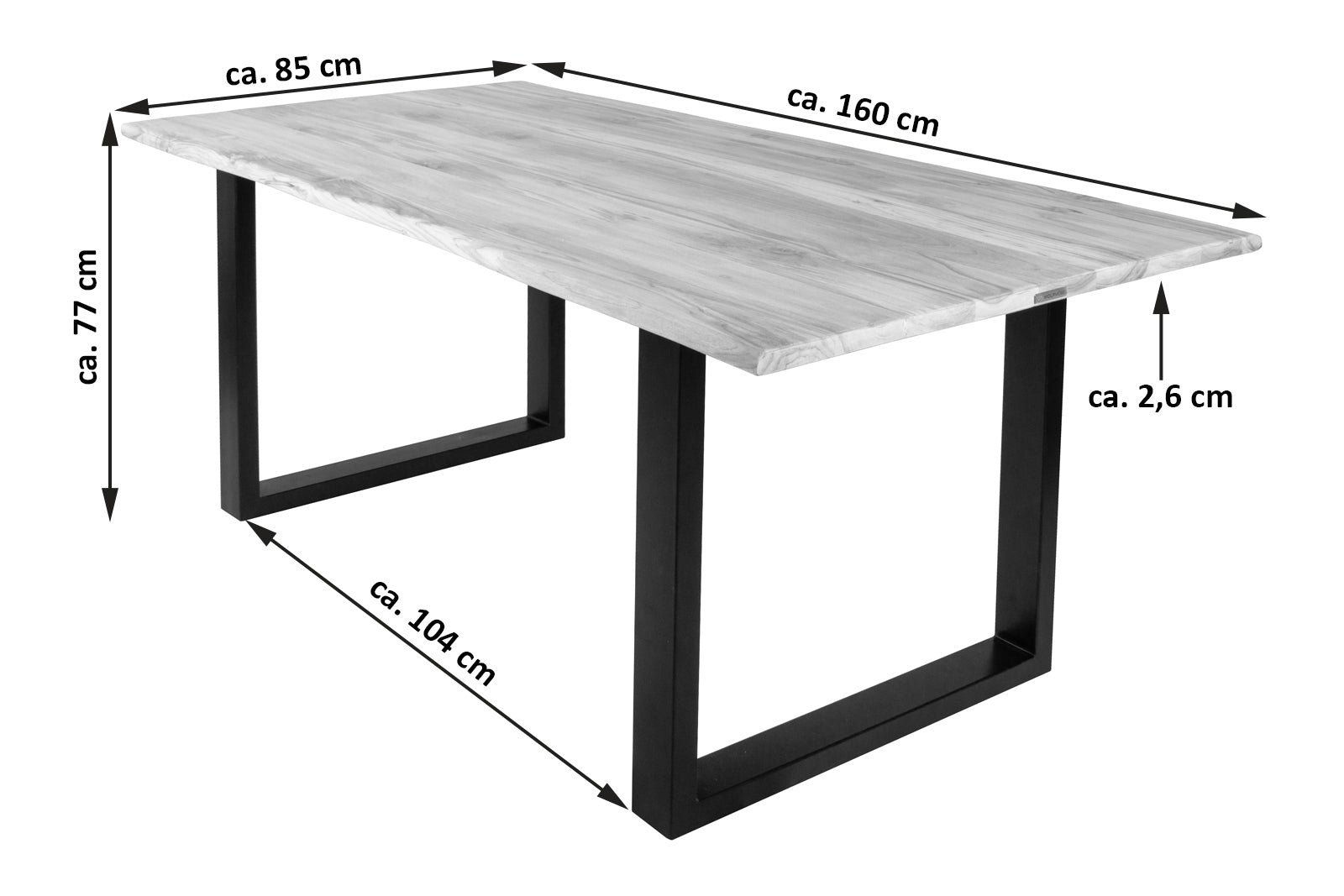 Lakazi Esstisch MATHEO Produktansicht 11
