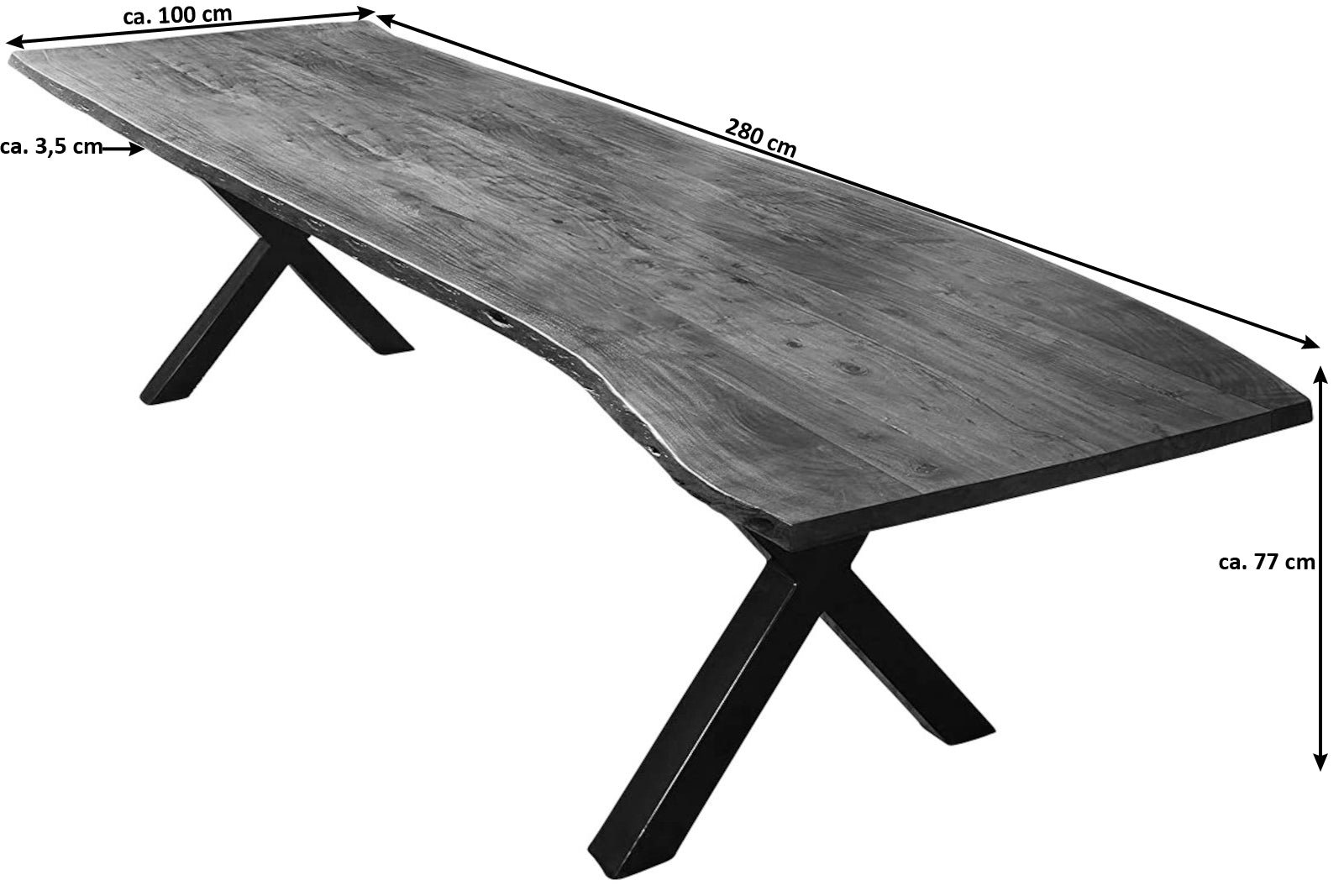 Lakazi Esstisch XAVER 280 Produktansicht 9