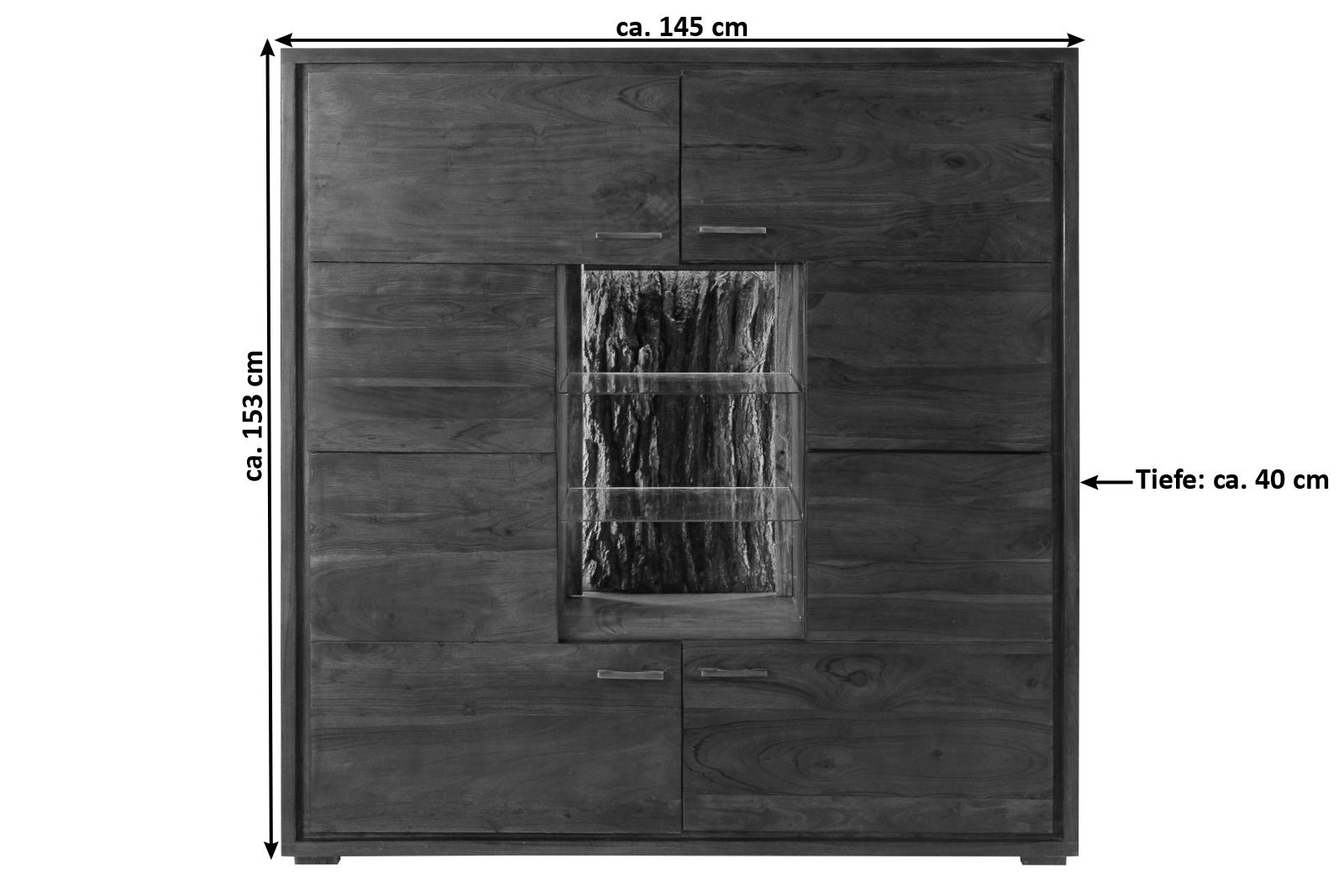 Lakazi Highboard Kati Einzelstück B-Ware Produktansicht 2