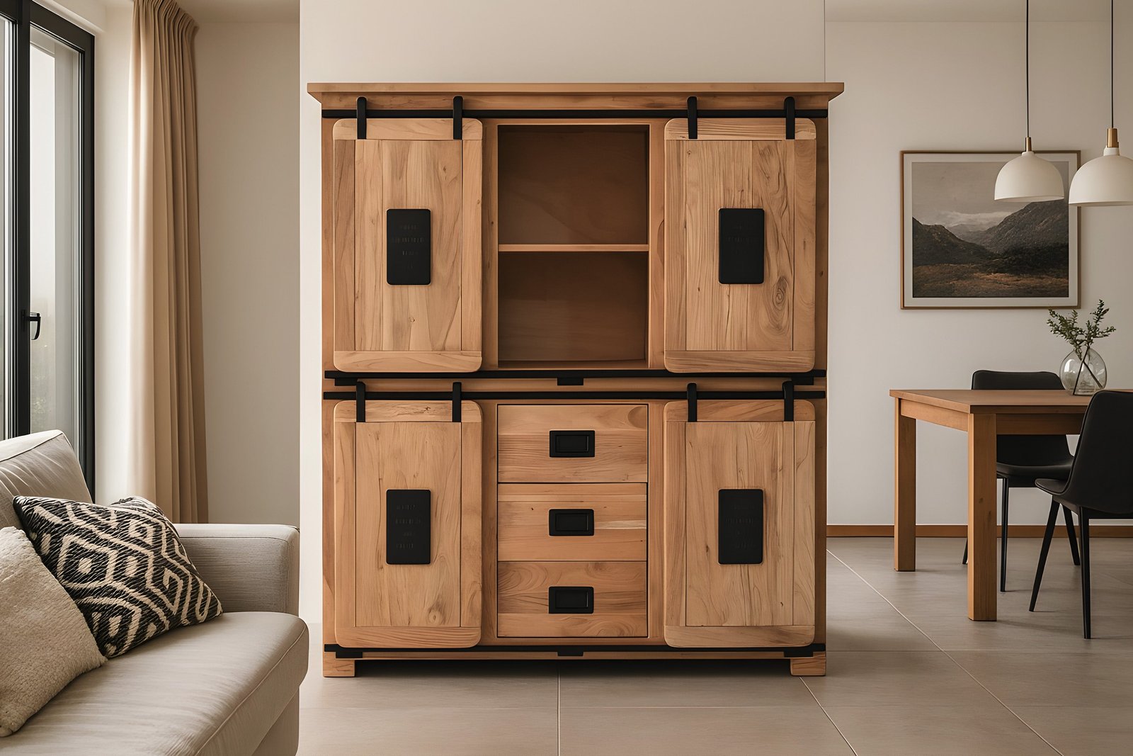 Lakazi Highboard LIBRO II Produktansicht 7
