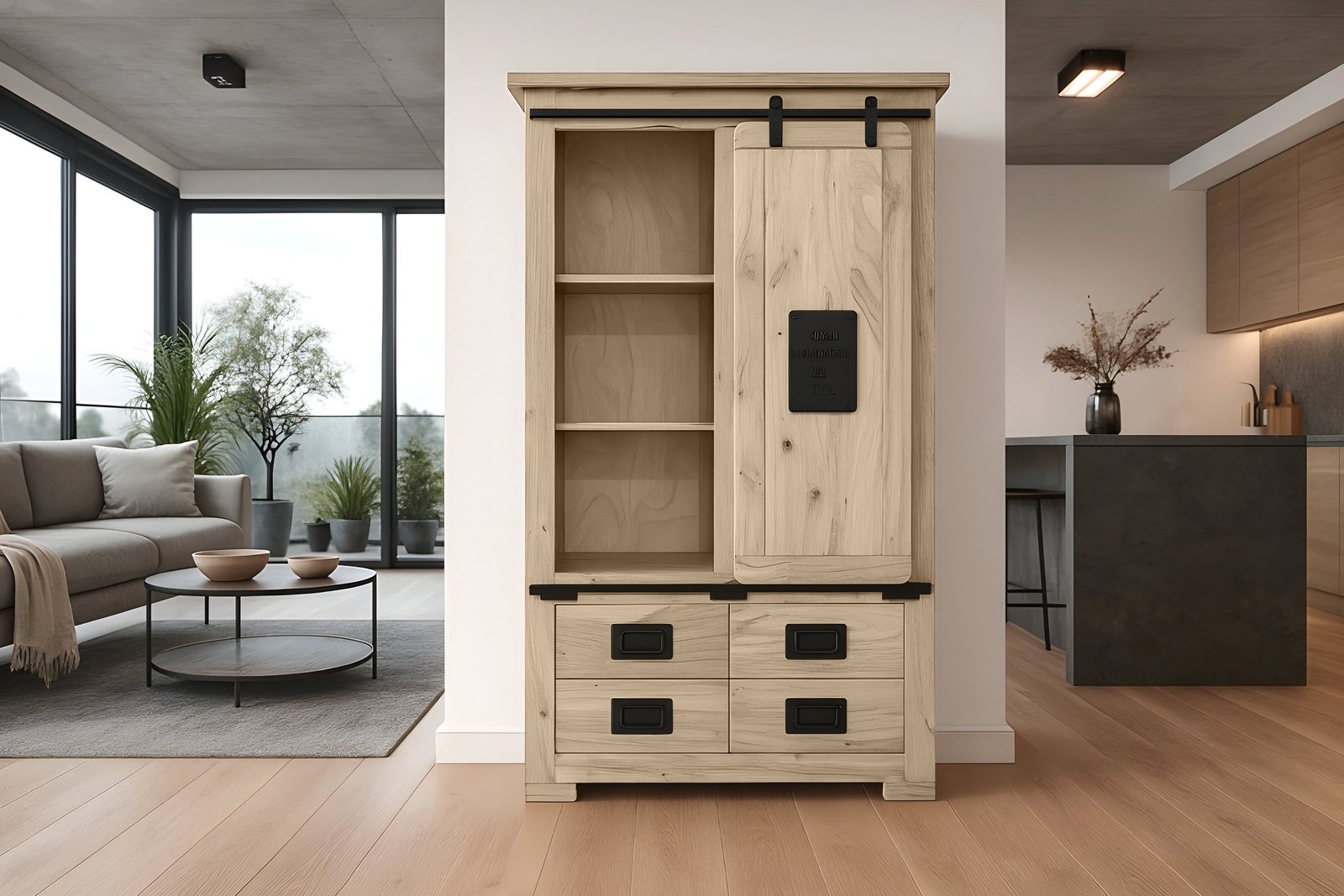 Lakazi Highboard LIBRO III Produktansicht 8