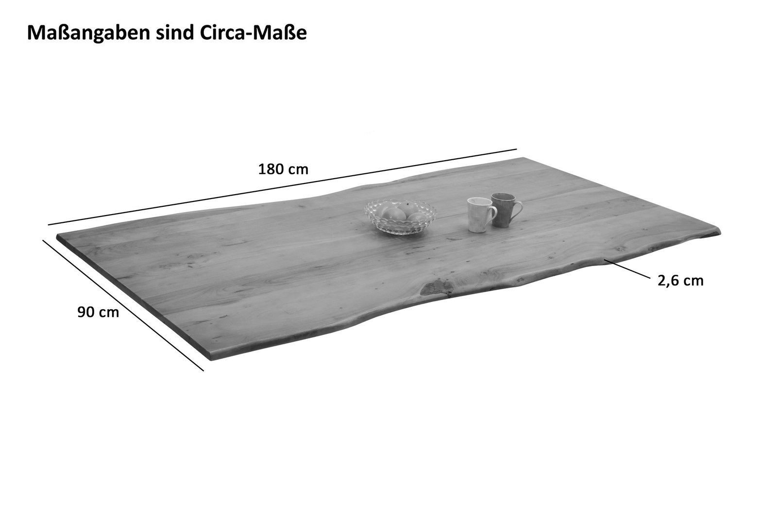 Lakazi Tisch- & Holzplatte BERN 180 Produktansicht 9